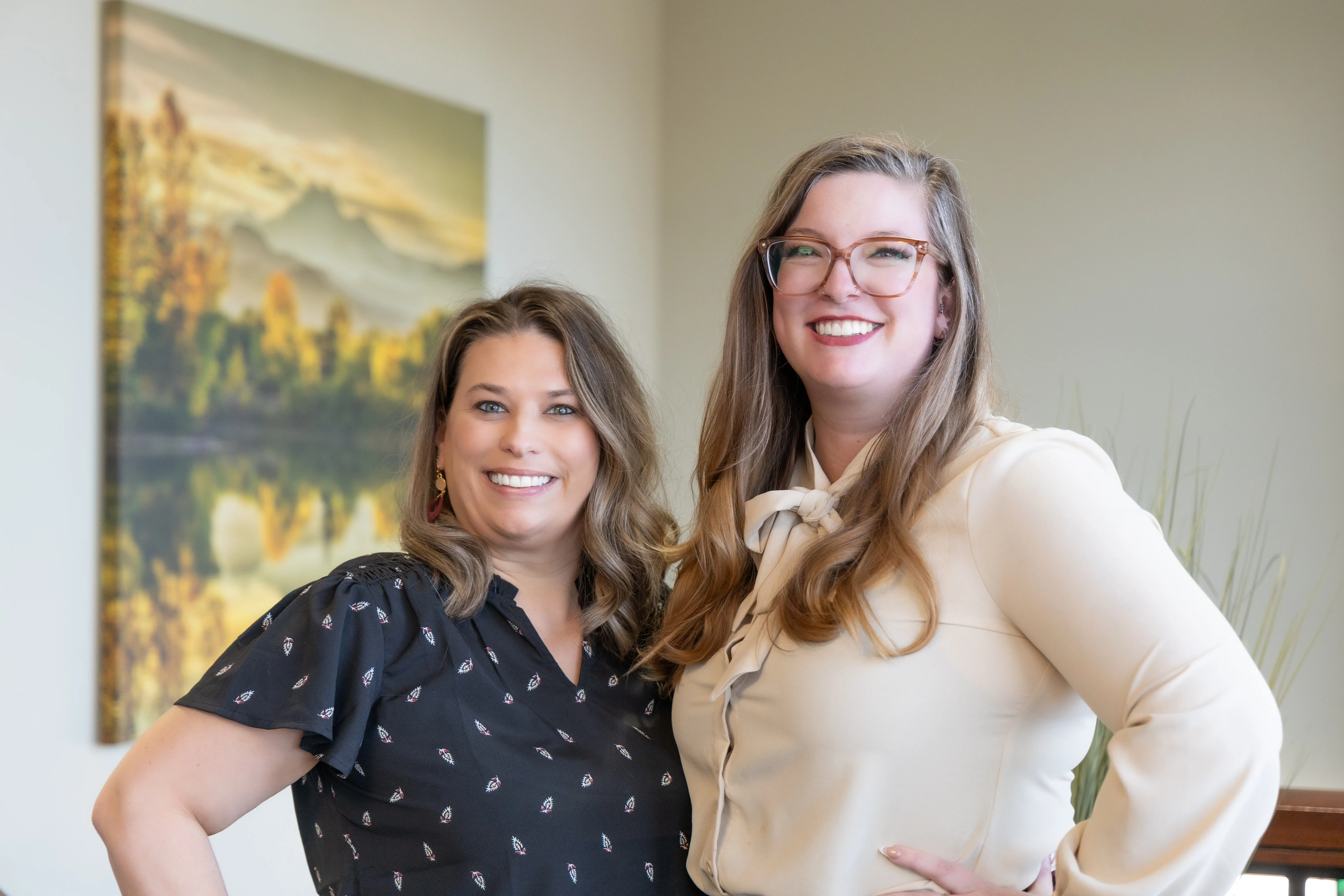 Amanda Thompson (Active Agent) and Dominique (Senior Sales Executive) at Thompson Insurance Agency
