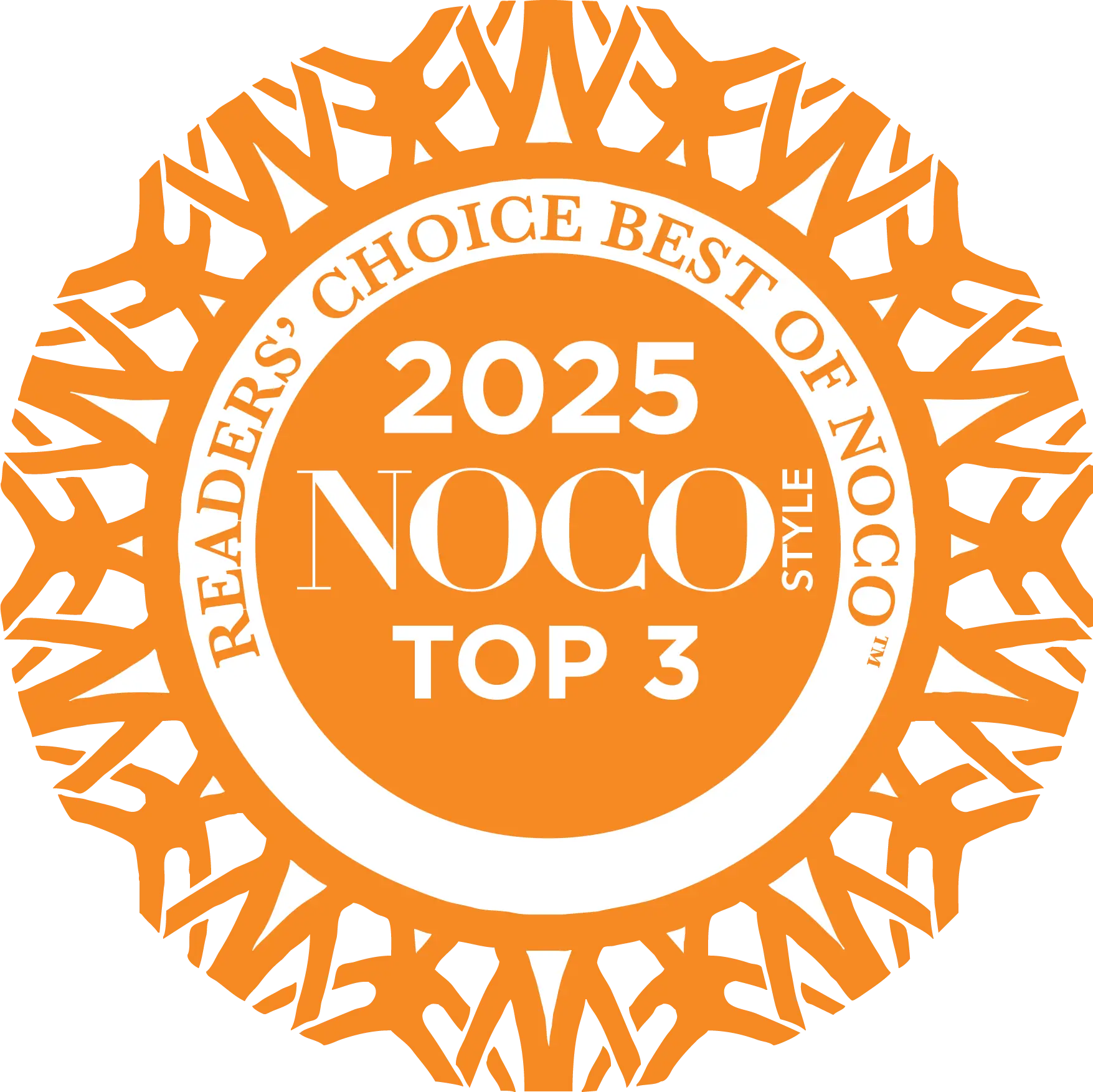 Voted Top 3 in Northern Colorado 2025 — Best of NoCo